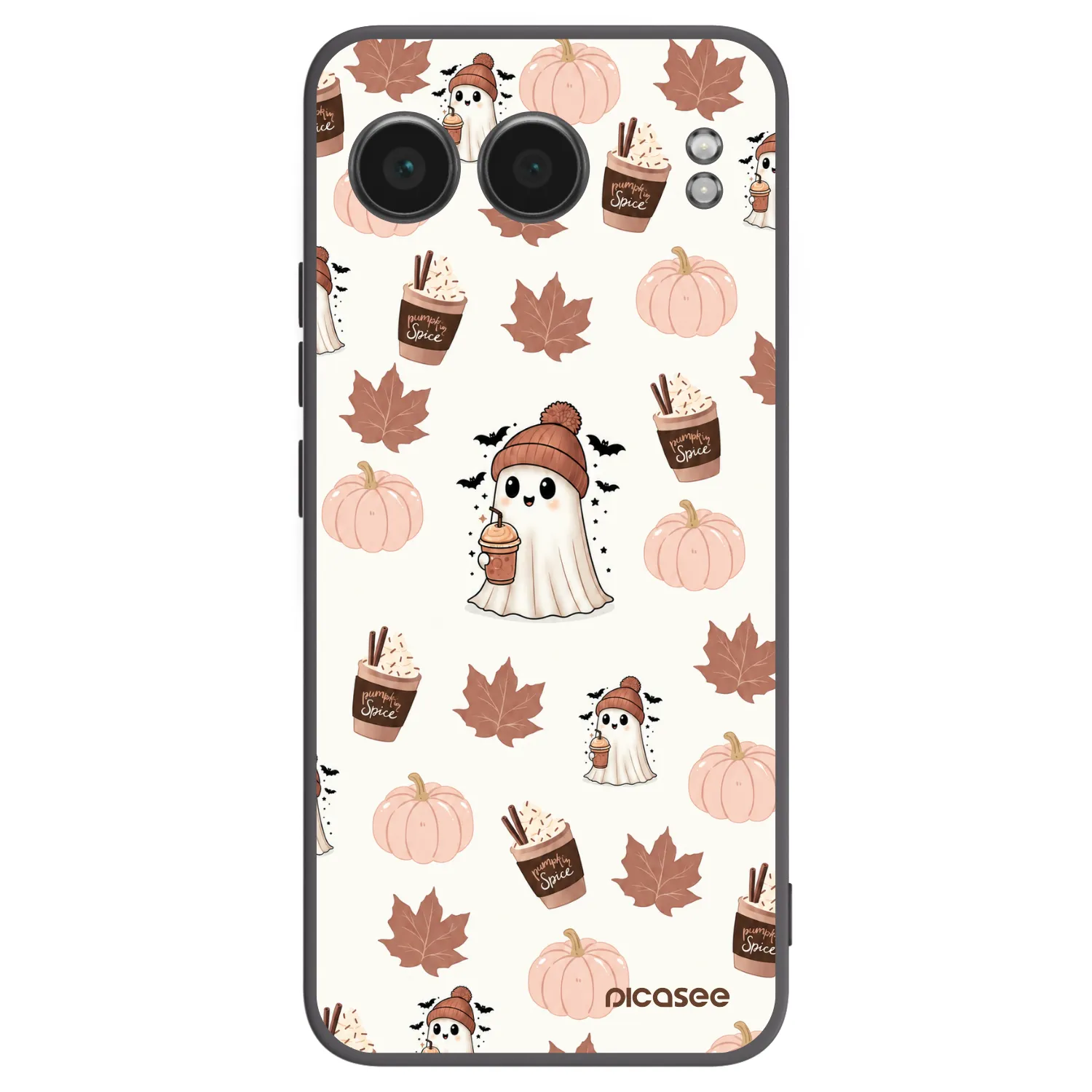 Picasee silikonowe czarne etui na OnePlus Nord 4 - Pumpkin spice