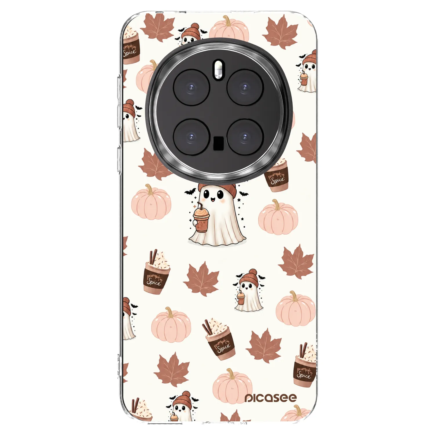 Picasee silikonowe przeźroczyste etui na Honor Magic7 Pro 5G - Pumpkin spice