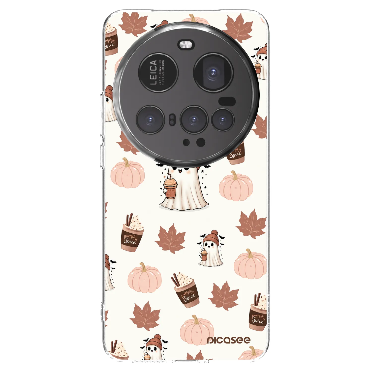 Picasee silikonowe przeźroczyste etui na Xiaomi 15 Ultra - Pumpkin spice