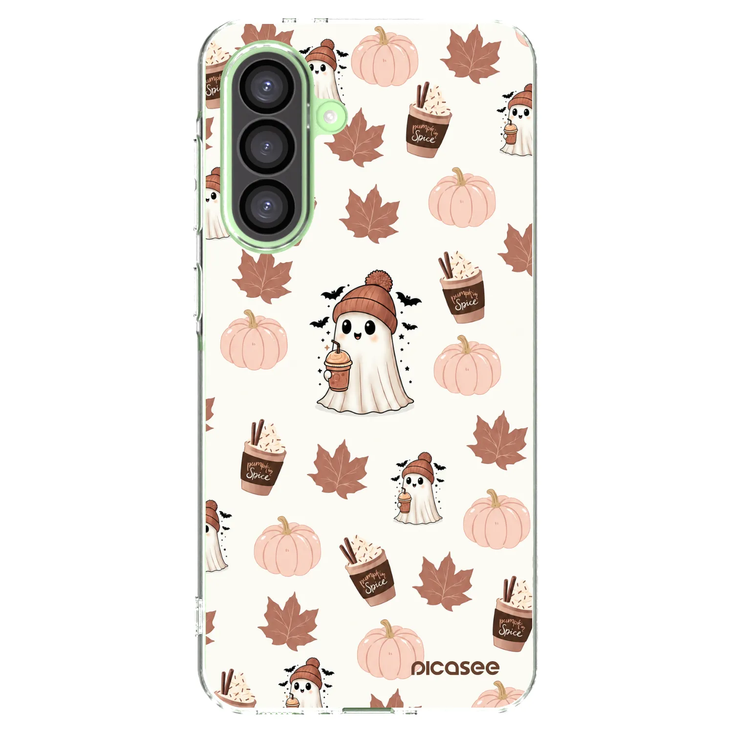 Picasee silikonowe przeźroczyste etui na Samsung Galaxy A26 5G A266B - Pumpkin spice