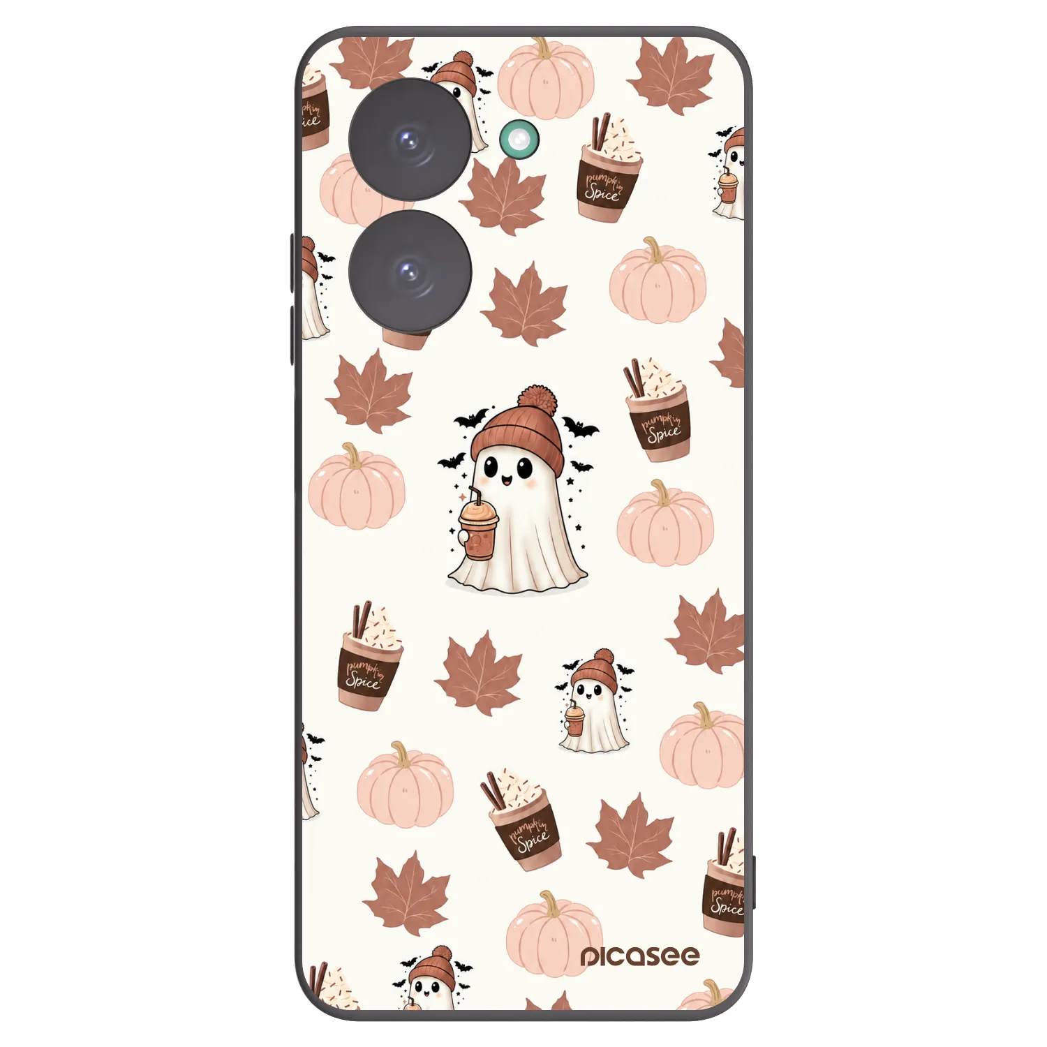 Picasee silikonowe czarne etui na Xiaomi Redmi A5 - Pumpkin spice