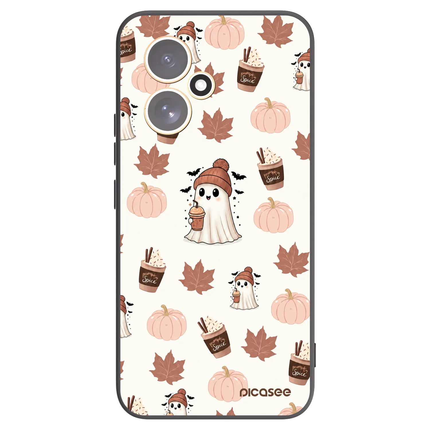 Picasee silikonowe czarne etui na Honor 400 5G - Pumpkin spice