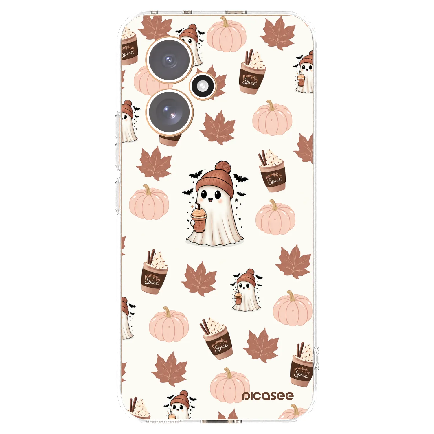 Picasee silikonowe przeźroczyste etui na Honor 400 5G - Pumpkin spice