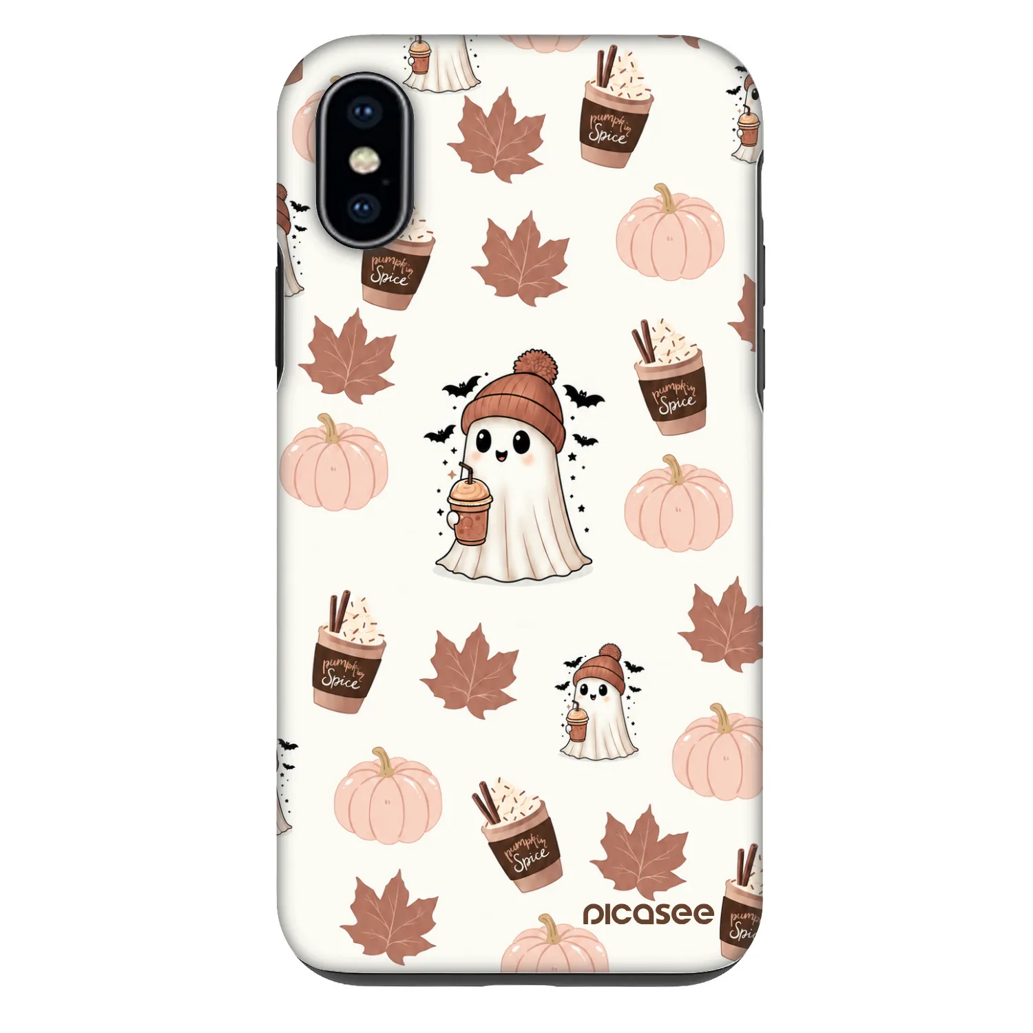 Picasee Fashion Case na Apple iPhone X/XS - Pumpkin spice