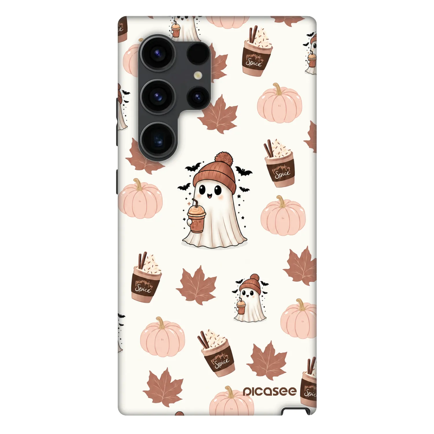 Picasee Fashion Case PowerShare pro Samsung Galaxy S24 Ultra S928B 5G - Pumpkin spice