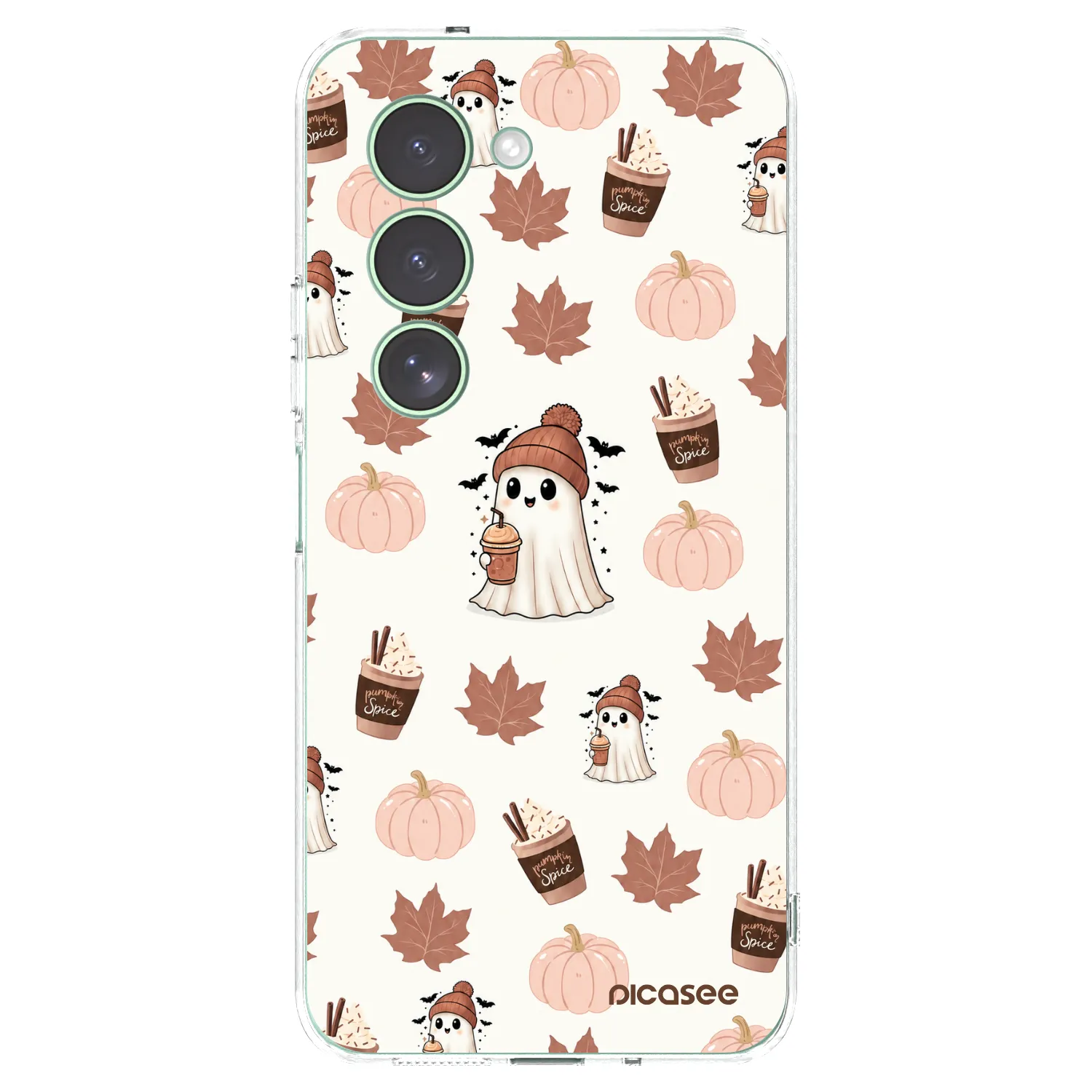 Picasee silikonowe przeźroczyste etui na Xiaomi Redmi 15 5G - Pumpkin spice