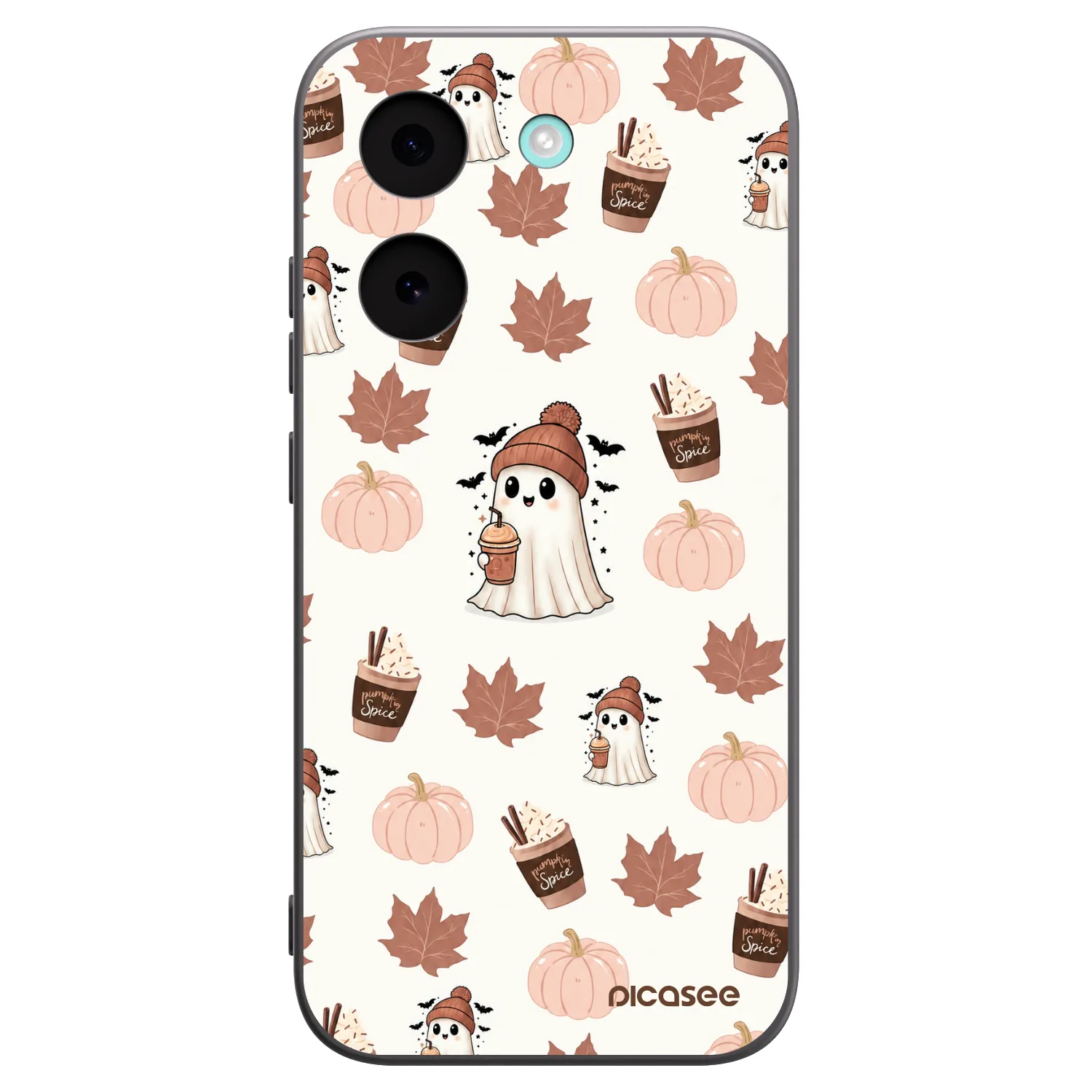 Picasee silikonowe czarne etui na Xiaomi Poco X8 Pro - Pumpkin spice
