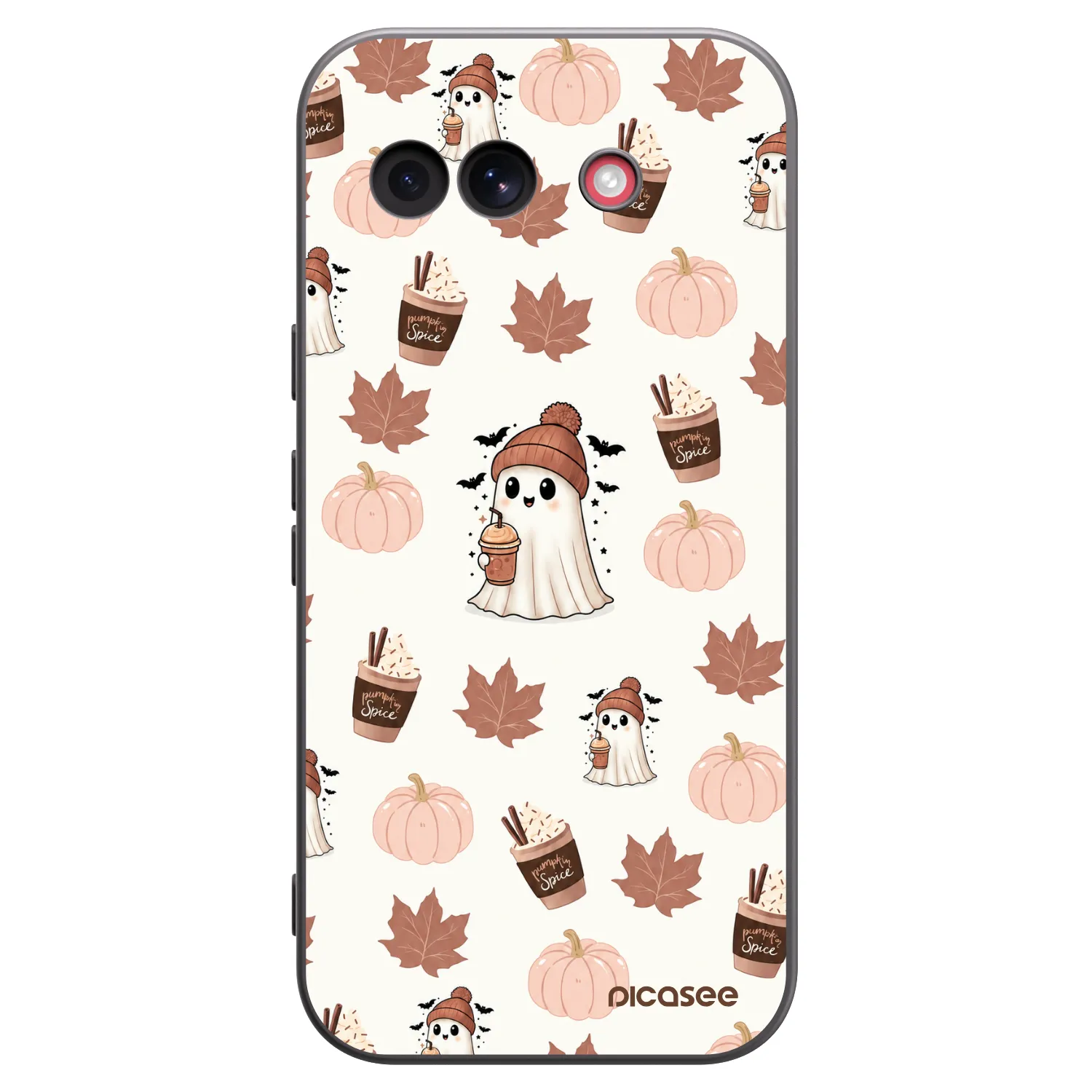 Picasee silikonowe czarne etui na Google Pixel 10a - Pumpkin spice