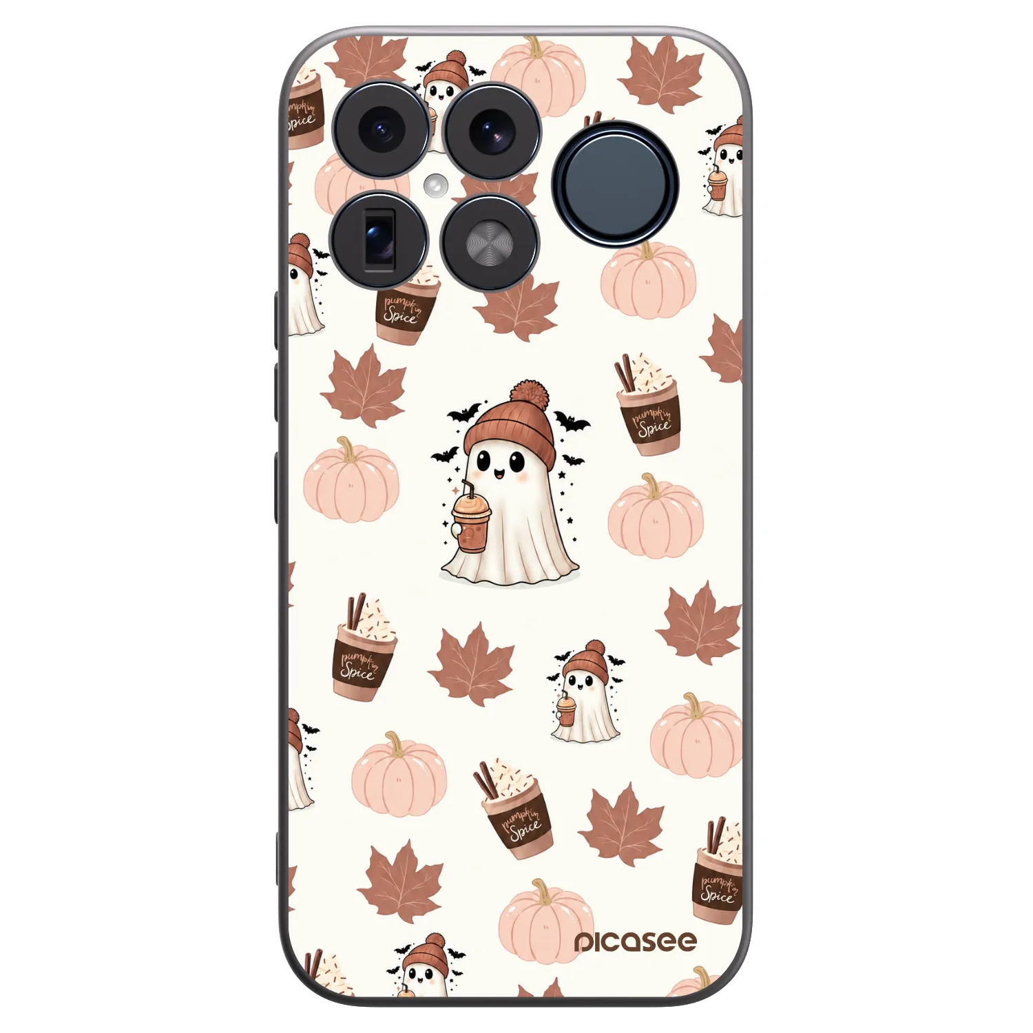 Picasee silikonowe czarne etui na Xiaomi Poco F8 Ultra - Pumpkin spice