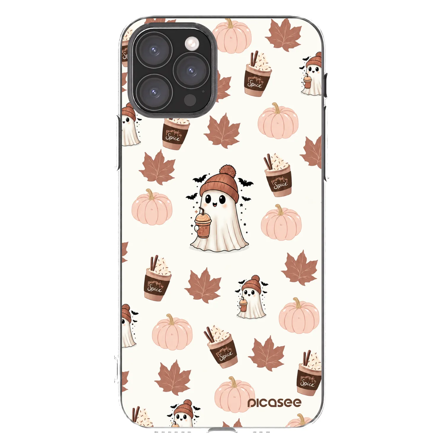 Picasee silikonowe przeźroczyste etui na Apple iPhone 11 Pro - Pumpkin spice