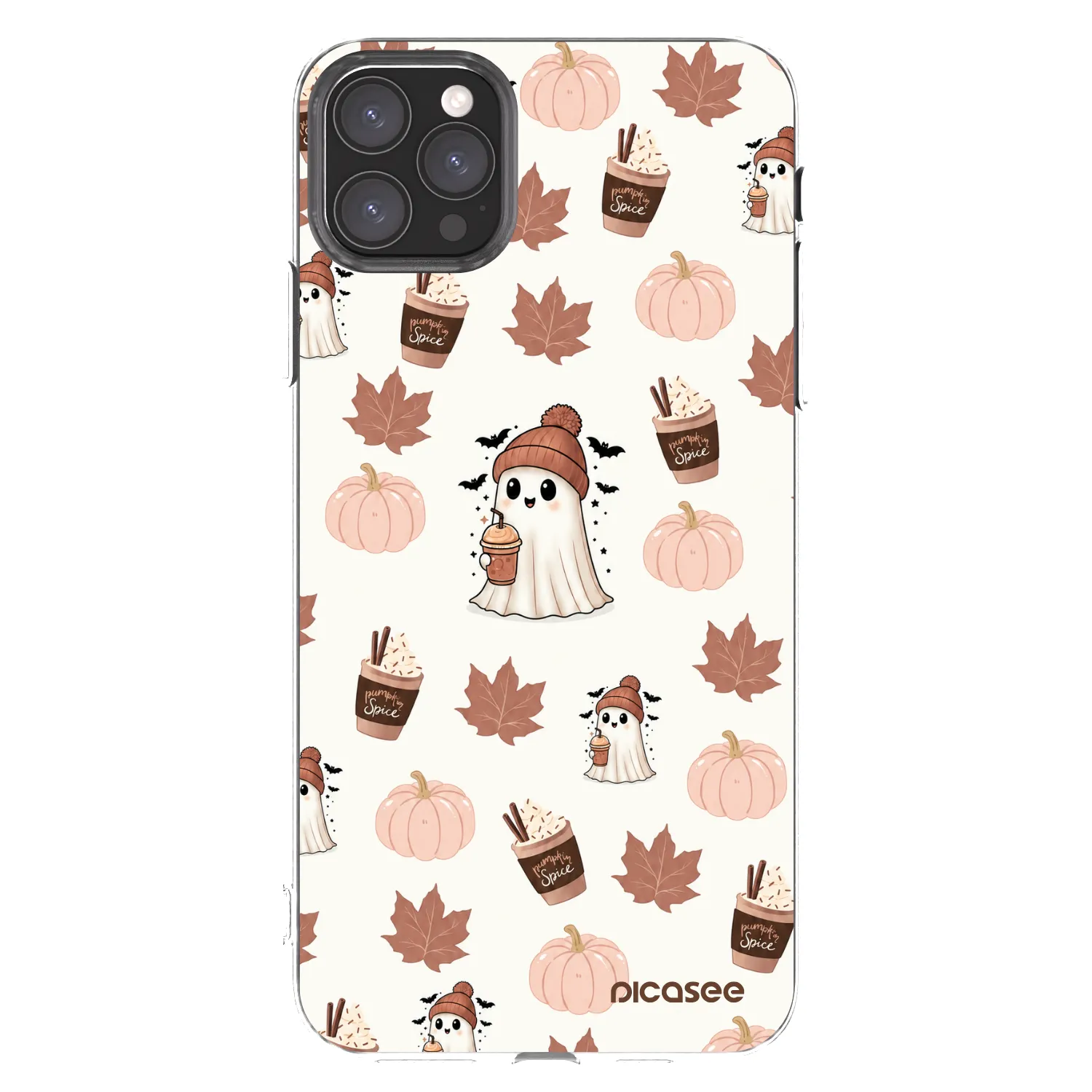 Picasee silikonowe przeźroczyste etui na Apple iPhone 11 Pro Max - Pumpkin spice