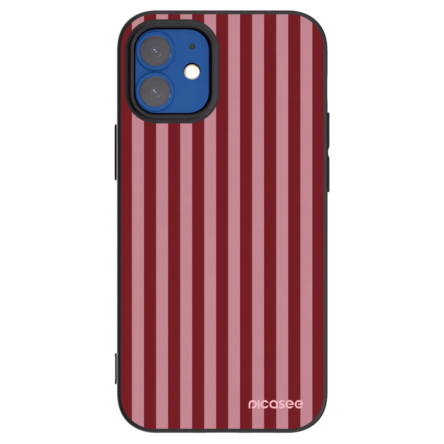Picasee silikonowe czarne etui na Apple iPhone 12 mini - Dawn