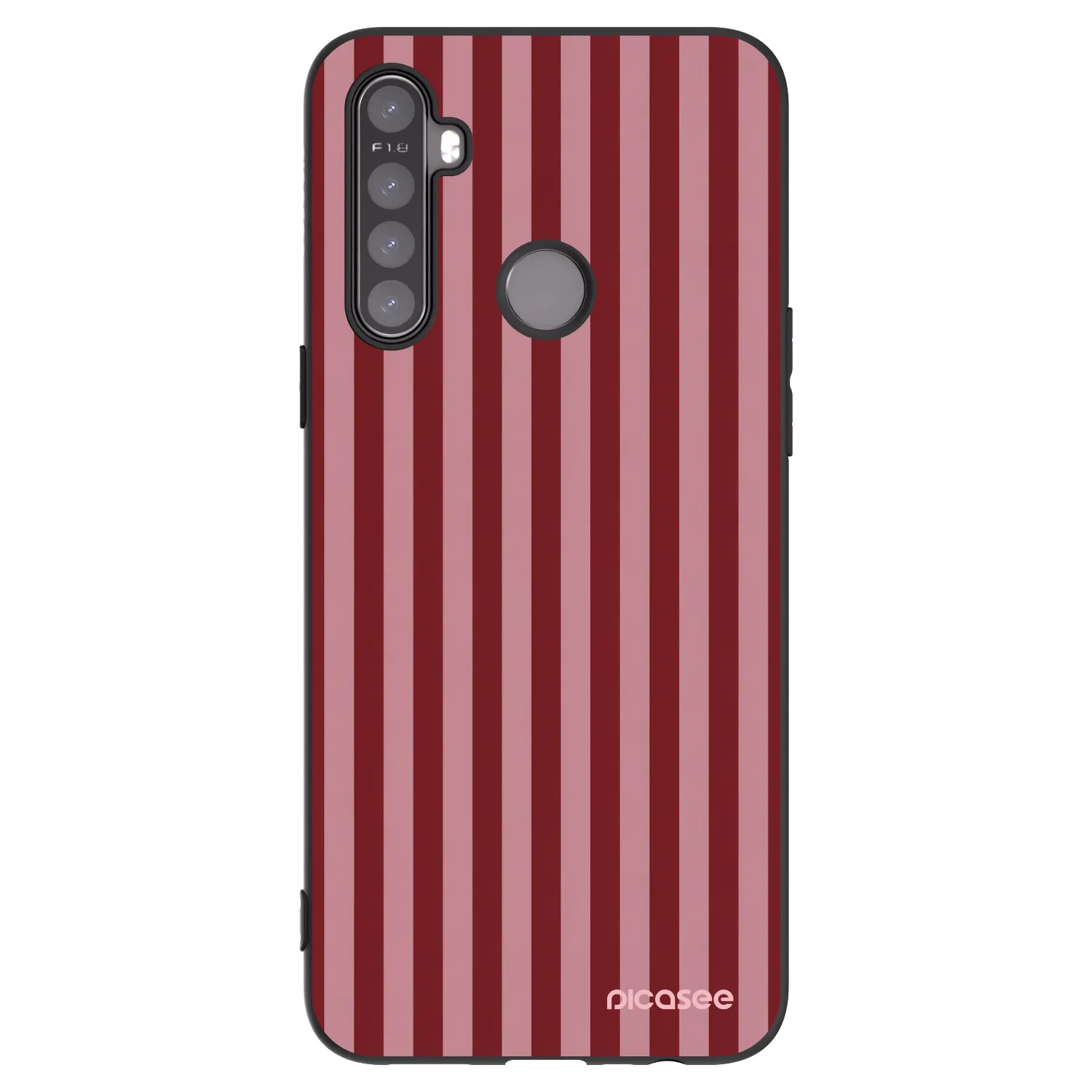 Picasee silikonowe czarne etui na Realme 6i - Dawn