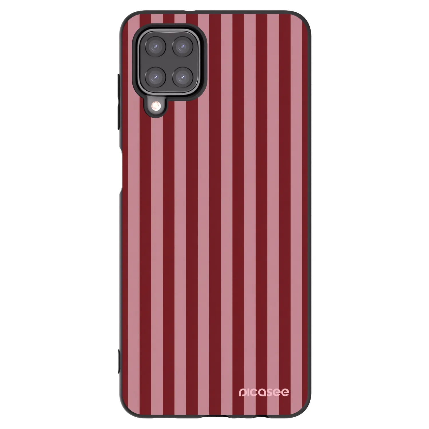 Picasee silikonowe czarne etui na Samsung Galaxy A12 A125F - Dawn