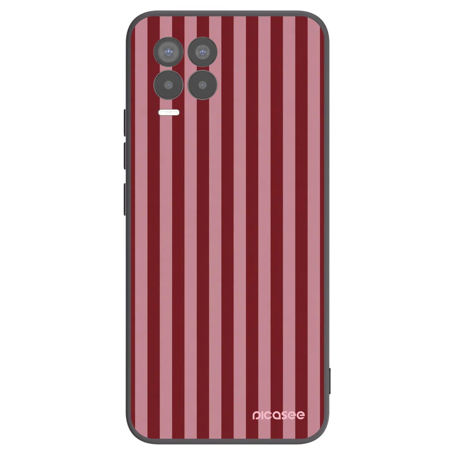 Picasee silikonowe czarne etui na Realme 8 4G - Dawn