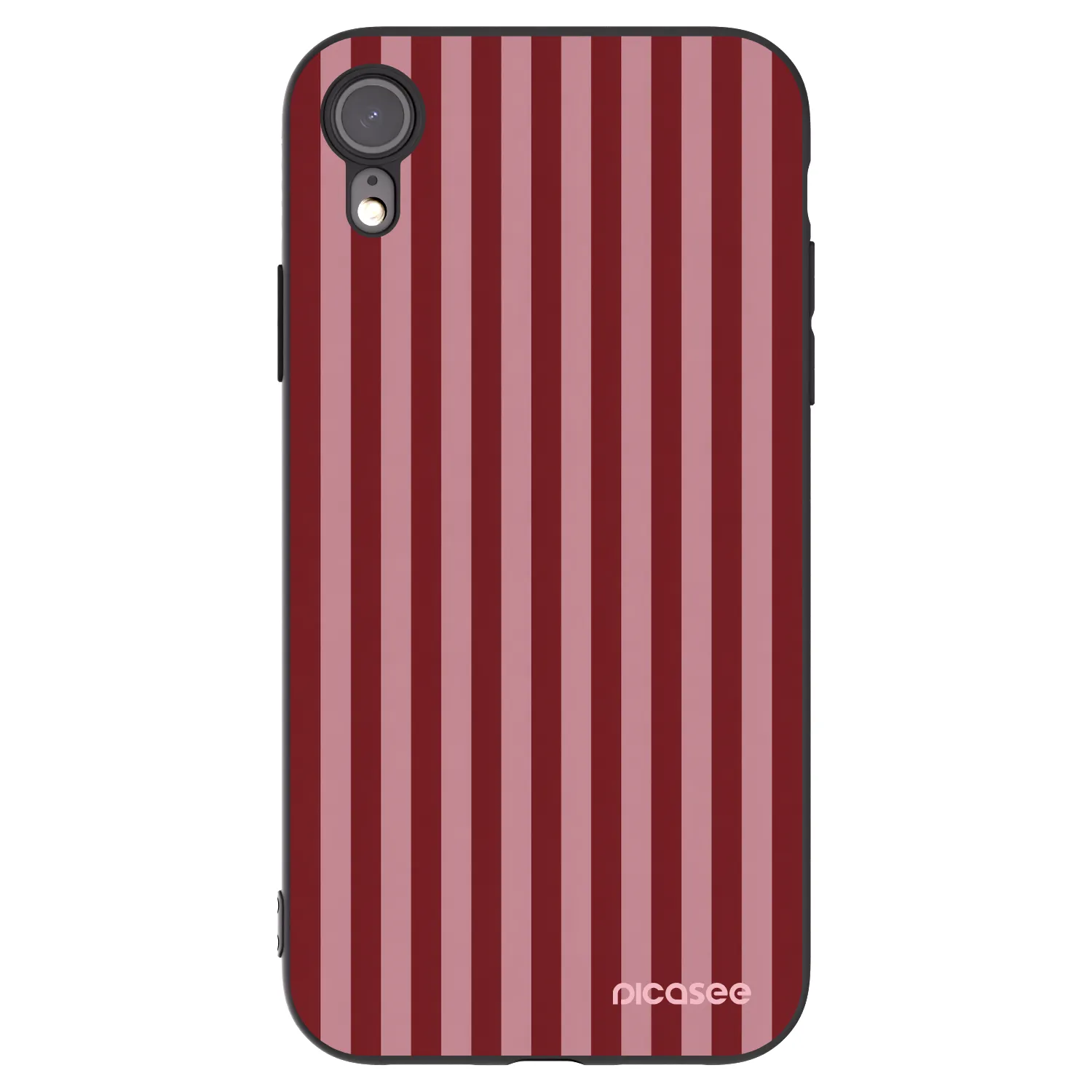 Picasee silikonowe czarne etui na Apple iPhone XR - Dawn