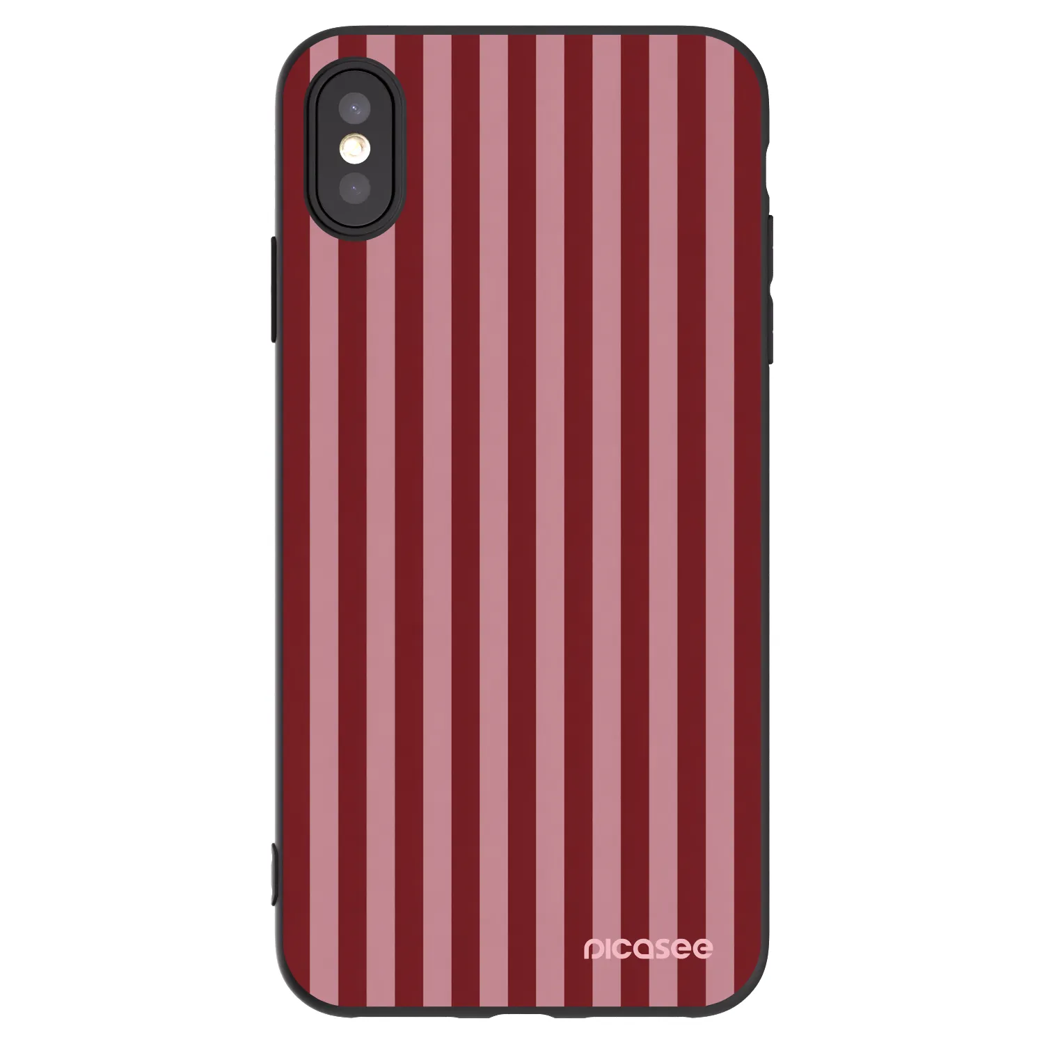 Picasee silikonowe czarne etui na Apple iPhone XS Max - Dawn