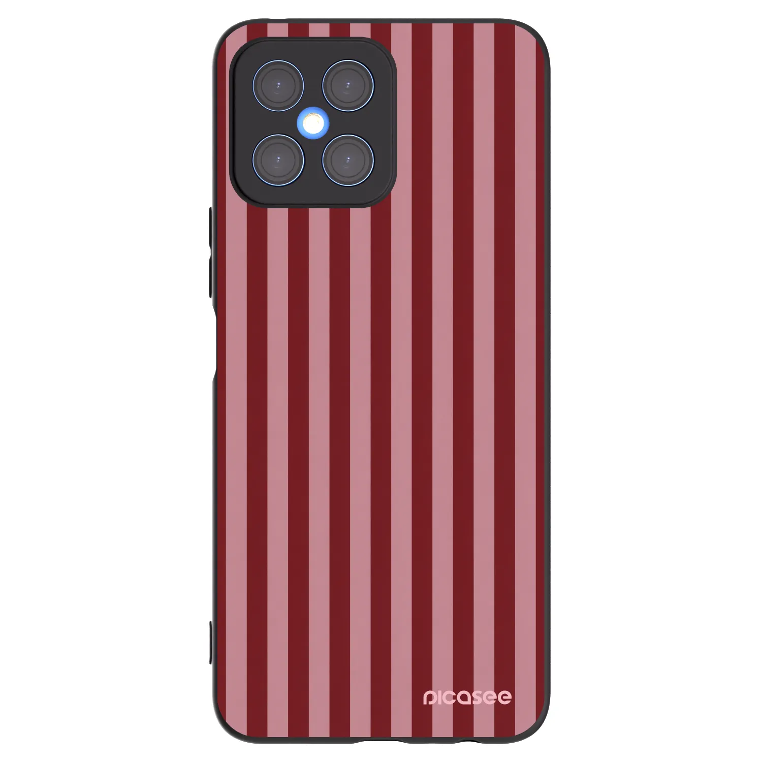 Picasee silikonowe czarne etui na Honor X8 4G - Dawn