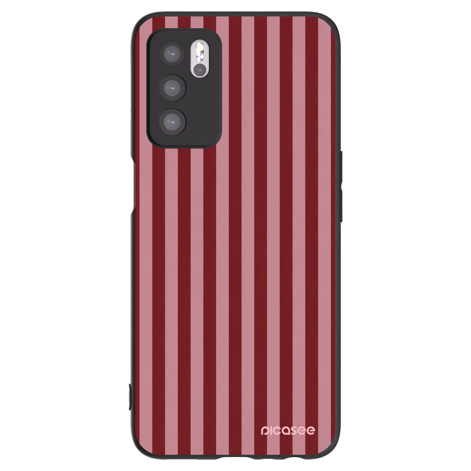 Picasee silikonowe czarne etui na OPPO A16 - Dawn