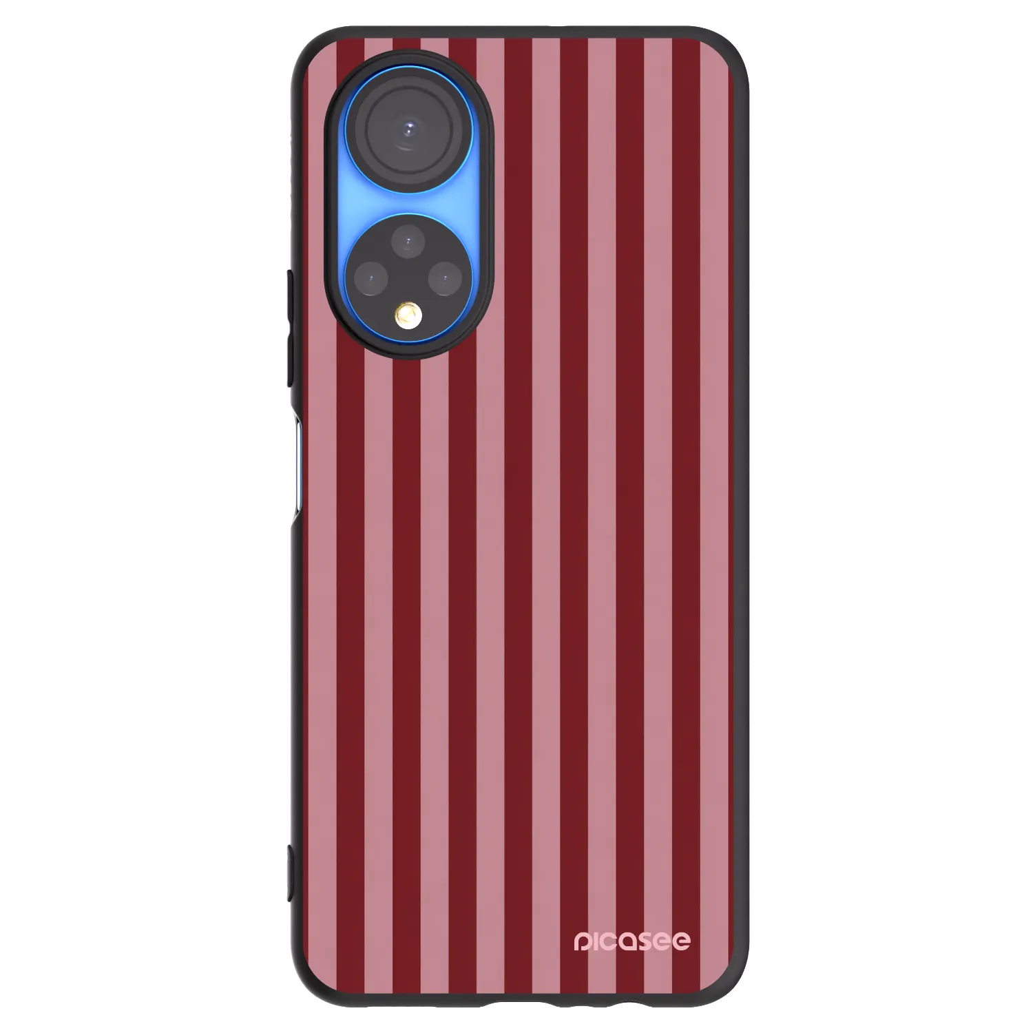 Picasee silikonowe czarne etui na Honor X7 - Dawn