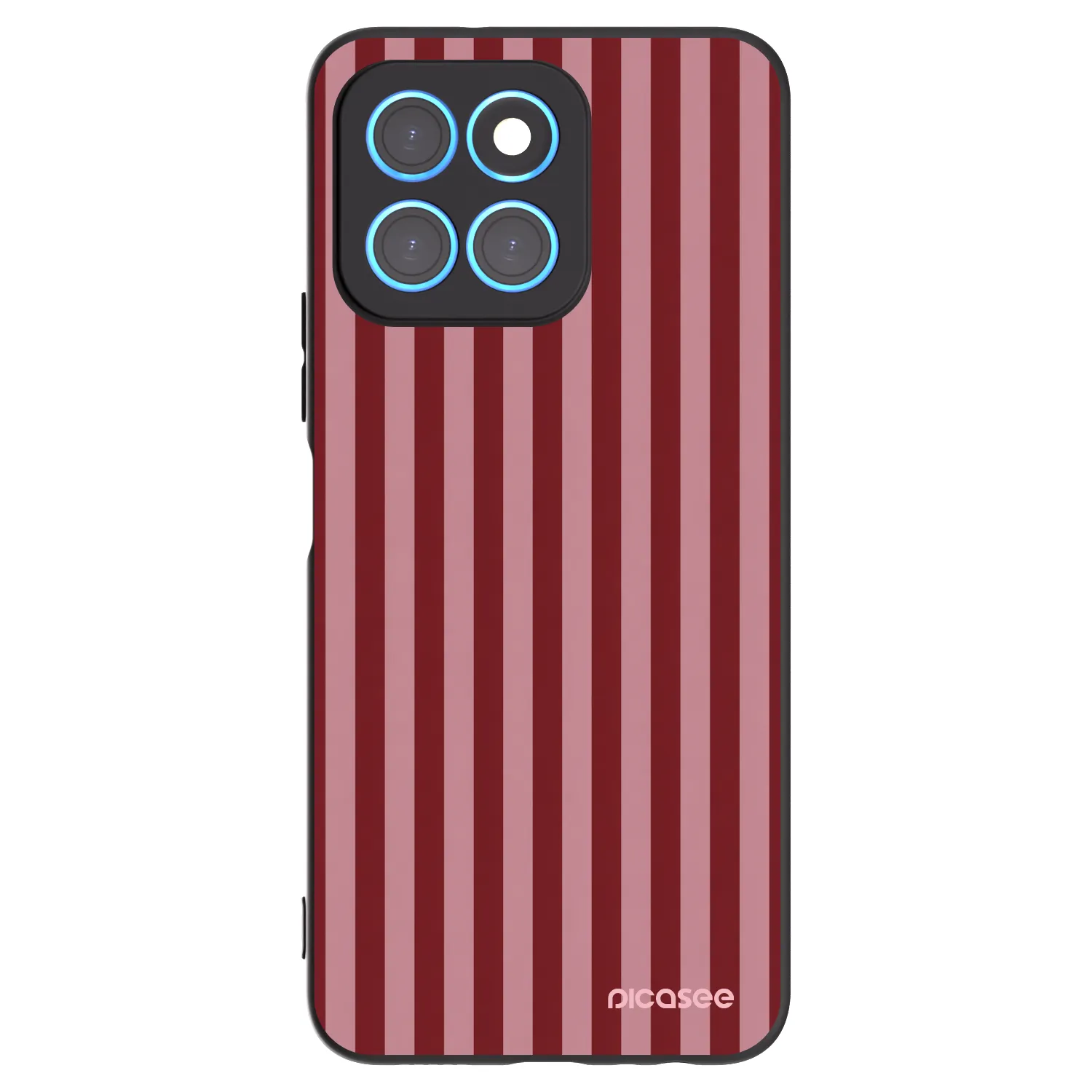 Picasee silikonowe czarne etui na Honor X6 - Dawn