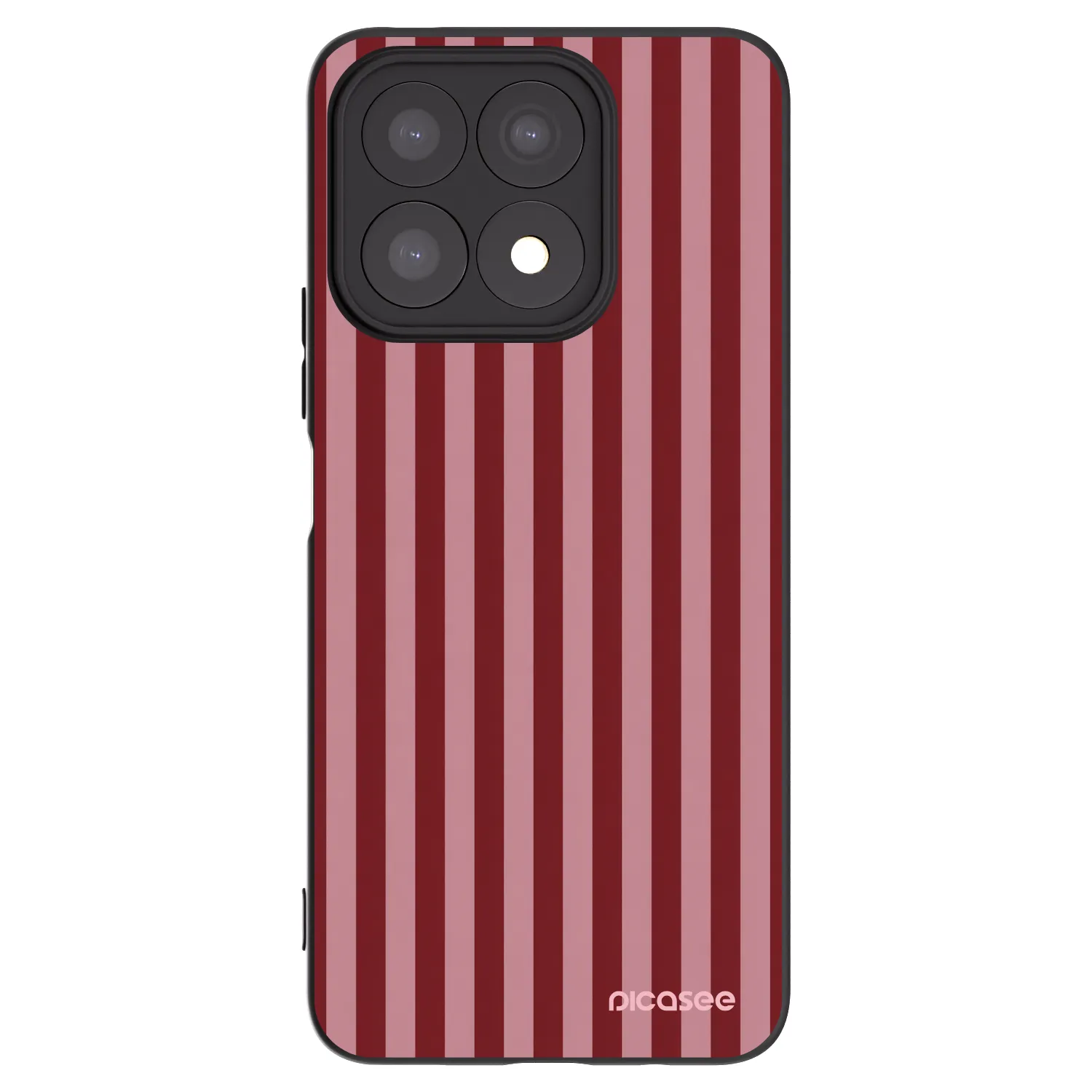 Picasee silikonowe czarne etui na Honor X8a - Dawn