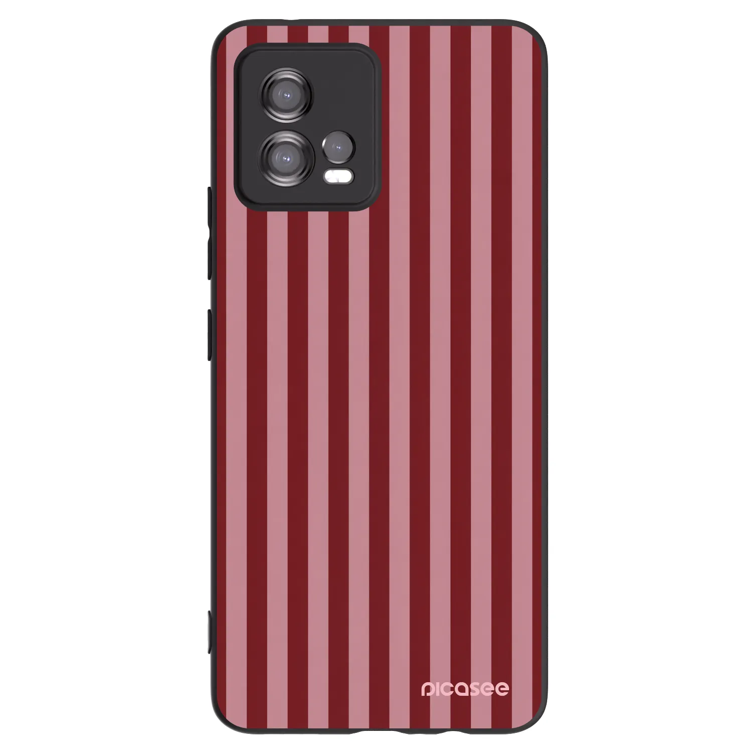 Picasee silikonowe czarne etui na Motorola Moto G72 - Dawn