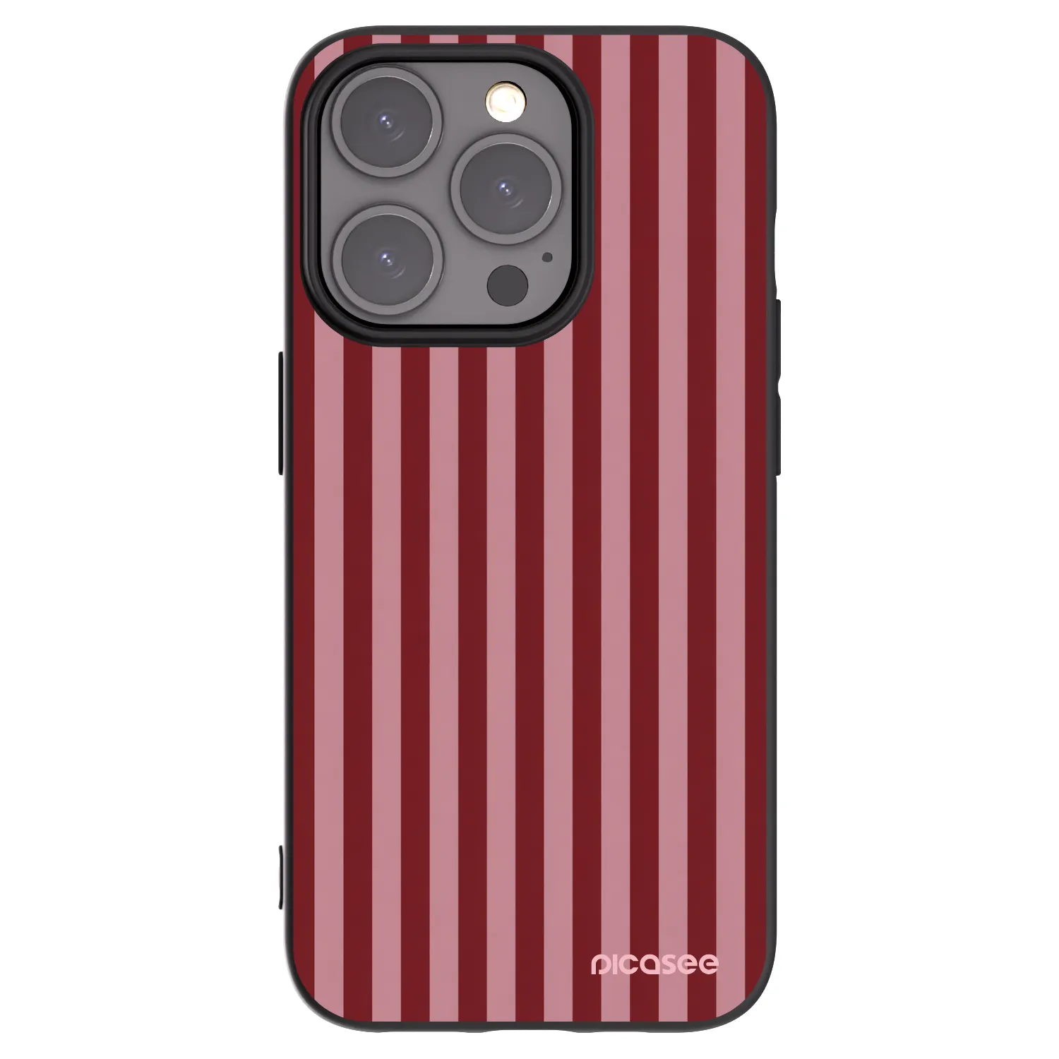 Picasee silikonowe czarne etui na Apple iPhone 15 Pro - Dawn
