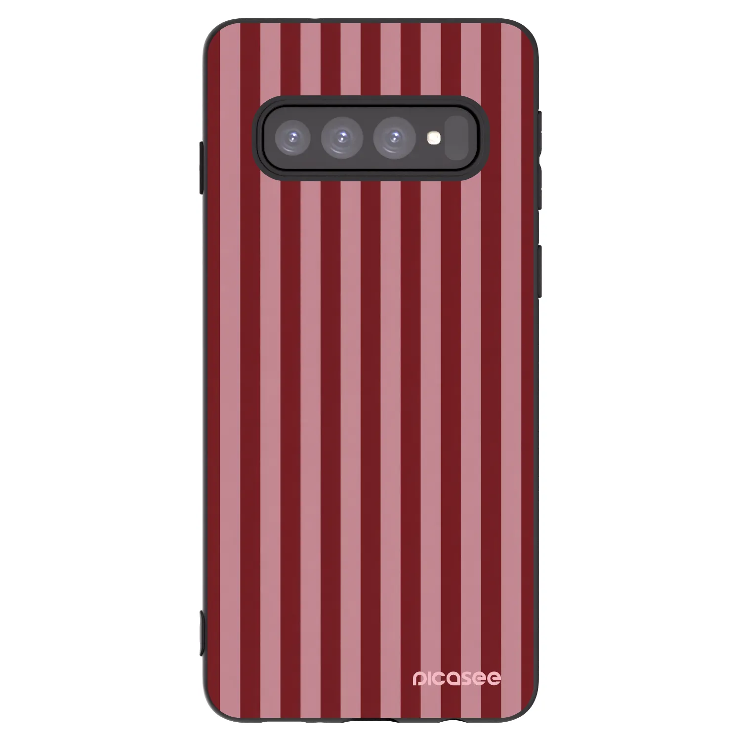 Picasee silikonowe czarne etui na Samsung Galaxy S10 G973 - Dawn