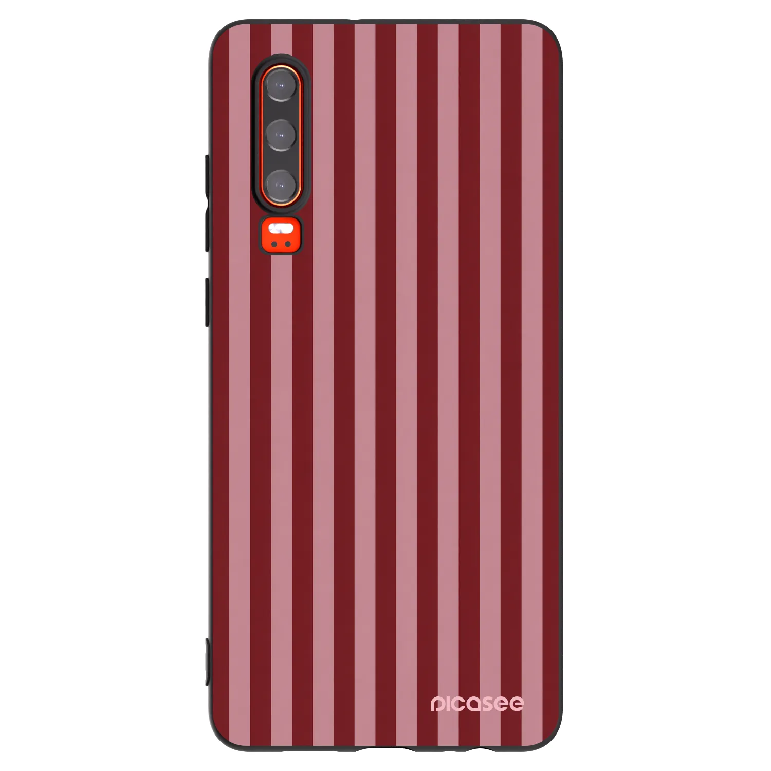 Picasee silikonowe czarne etui na Huawei P30 - Dawn