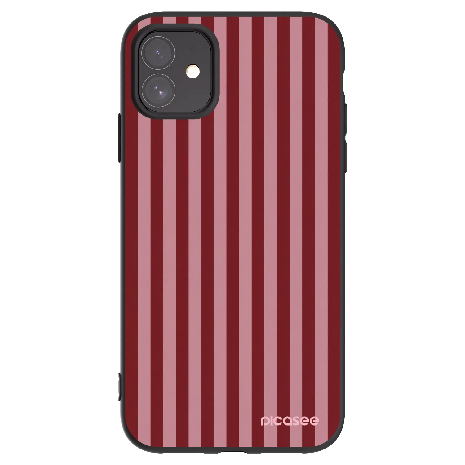 Picasee silikonowe czarne etui na Apple iPhone 11 - Dawn