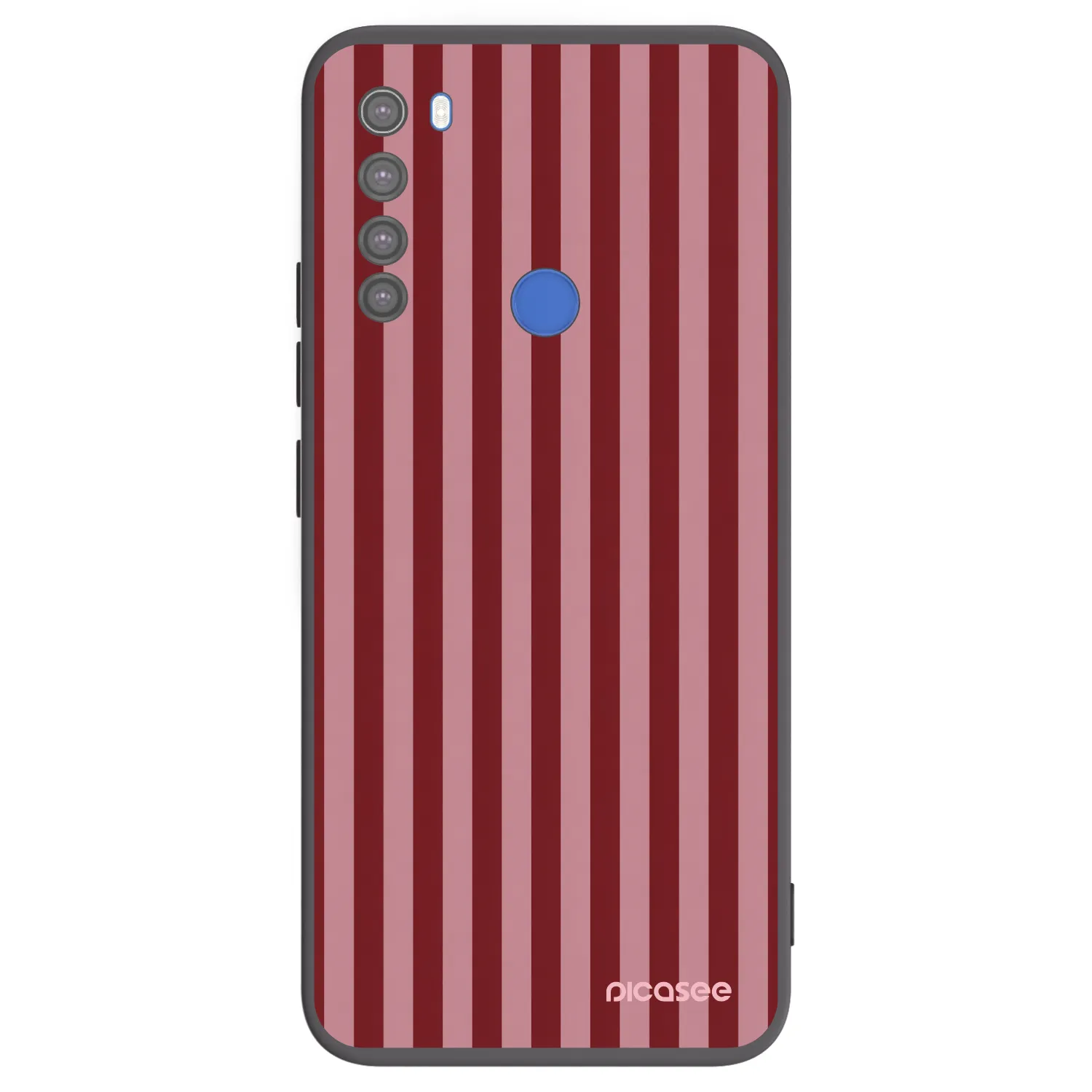 Picasee silikonowe czarne etui na Xiaomi Redmi Note 8T - Dawn