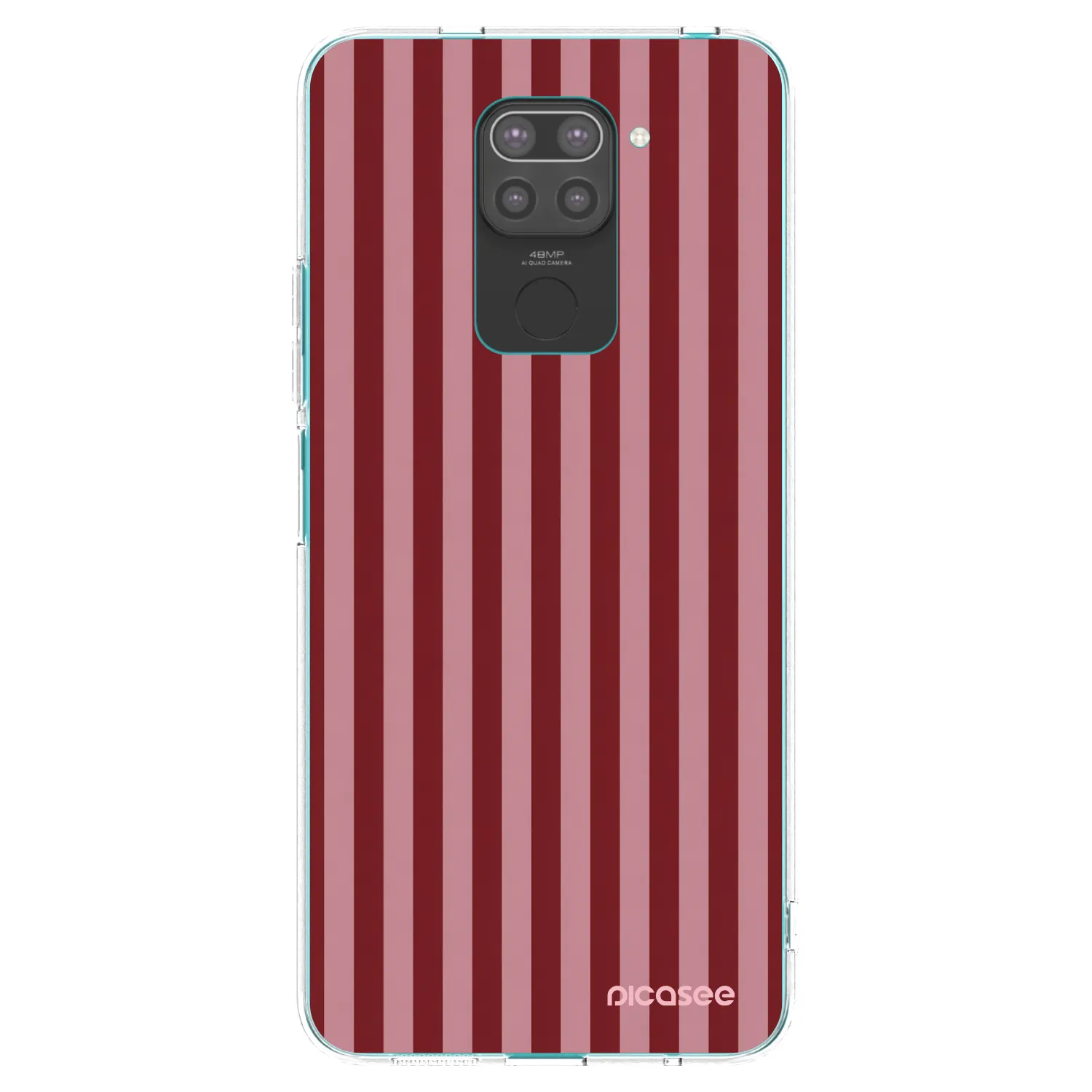 Picasee silikonowe czarne etui na Xiaomi Redmi Note 9 - Dawn