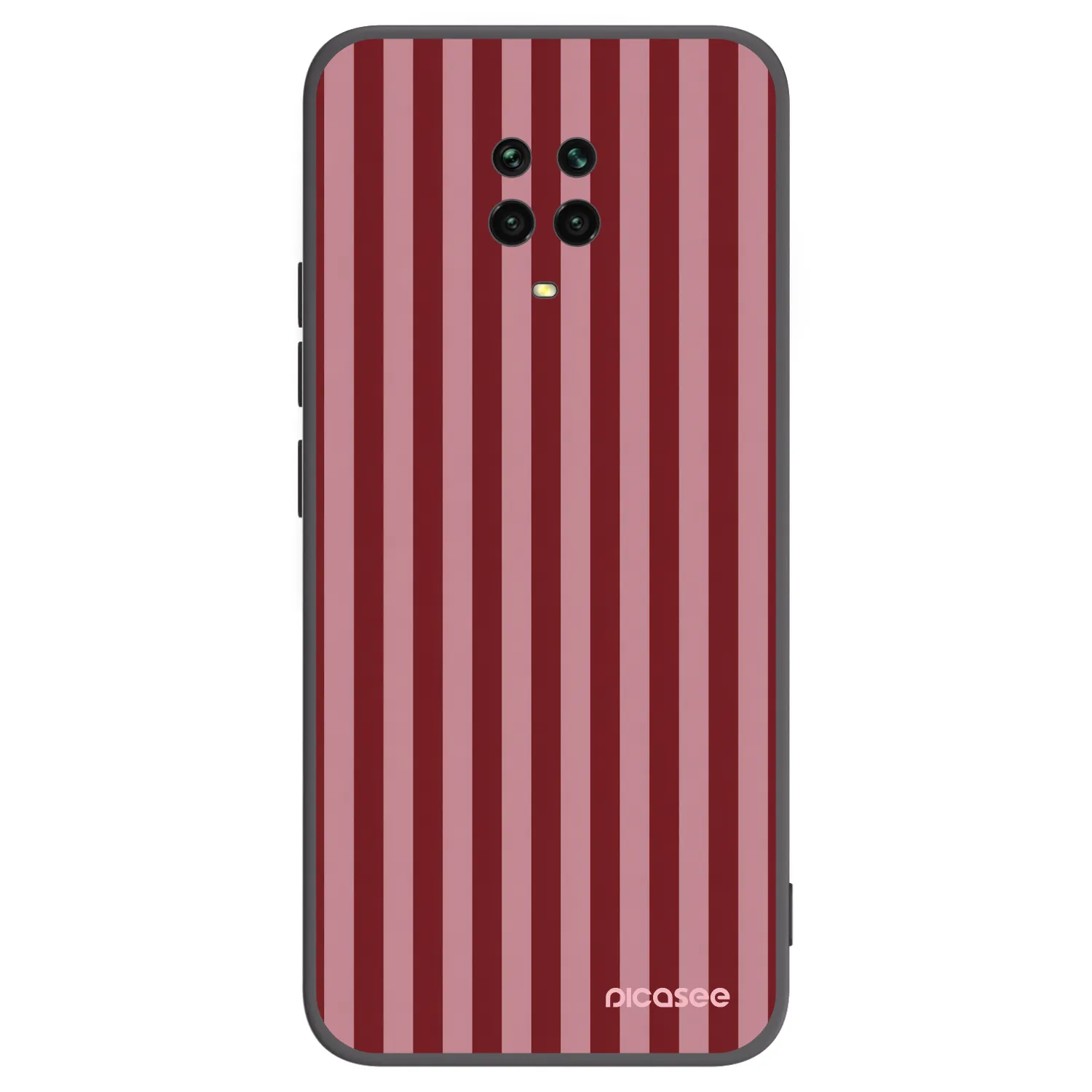Picasee silikonowe czarne etui na Xiaomi Redmi Note 9S - Dawn