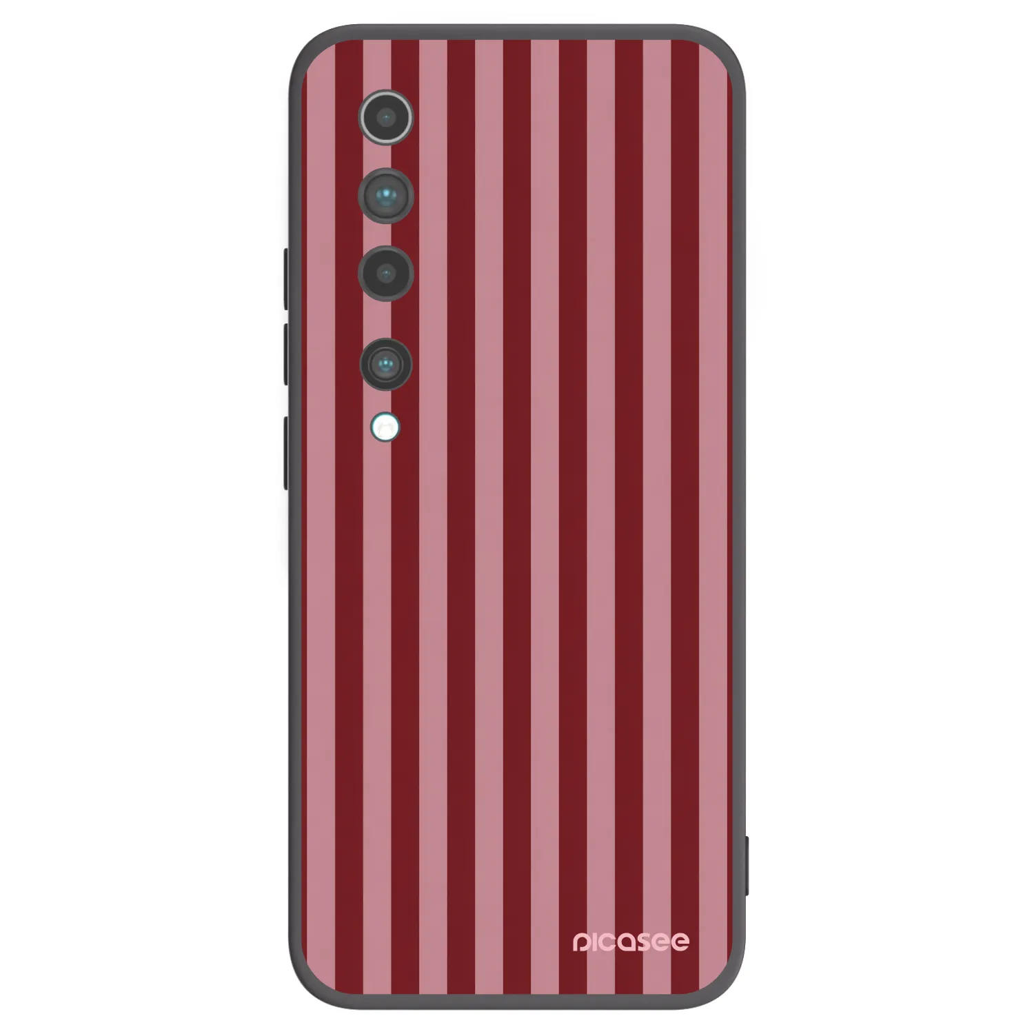 Picasee silikonowe czarne etui na Xiaomi Mi 10 - Dawn