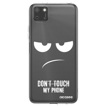 Picasee silikonowe przeźroczyste etui na Huawei Y5P - Don't Touch My Phone