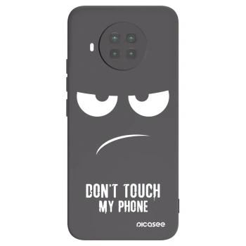 Picasee silikonowe czarne etui na Xiaomi Mi 10T Lite - Don't Touch My Phone