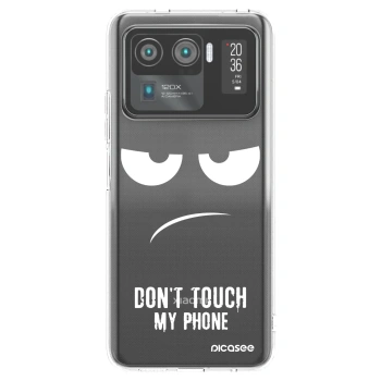 Picasee silikonowe przeźroczyste etui na Xiaomi Mi 11 Ultra - Don't Touch My Phone