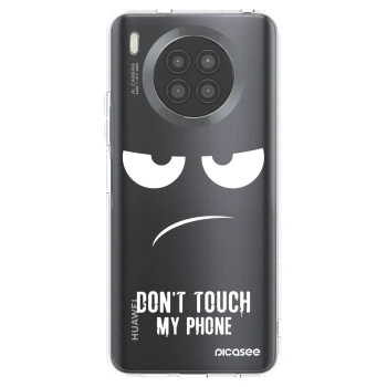 Picasee silikonowe przeźroczyste etui na Huawei Nova 8i - Don't Touch My Phone