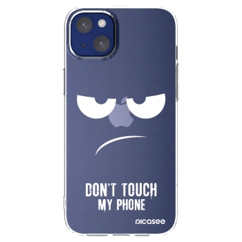 Picasee silikonowe przeźroczyste etui na Apple iPhone 14 Plus - Don't Touch My Phone