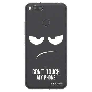 Picasee silikonowe przeźroczyste etui na Xiaomi Redmi A1 - Don't Touch My Phone
