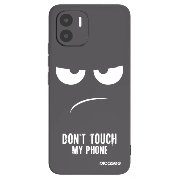 Picasee silikonowe czarne etui na Xiaomi Redmi A2 - Don't Touch My Phone