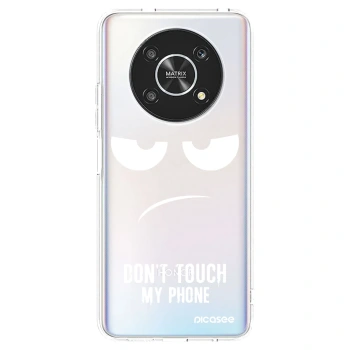 Picasee silikonowe przeźroczyste etui na Honor Magic4 Lite 5G - Don't Touch My Phone