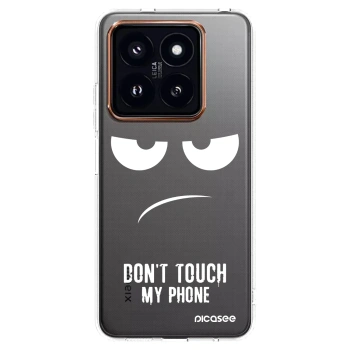 Picasee silikonowe przeźroczyste etui na Xiaomi 14 Pro - Don't Touch My Phone