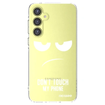 Picasee silikonowe przeźroczyste etui na Samsung Galaxy A35 5G A356B - Don't Touch My Phone