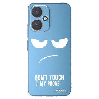 Picasee silikonowe przeźroczyste etui na Xiaomi Redmi 13C 5G - Don't Touch My Phone