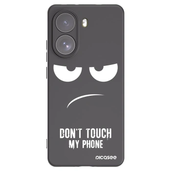 Picasee silikonowe czarne etui na Xiaomi Poco X7 - Don't Touch My Phone