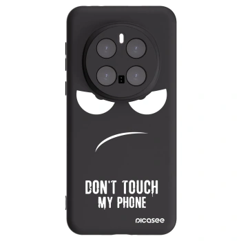 Picasee silikonowe czarne etui na Honor Magic7 Pro 5G - Don't Touch My Phone