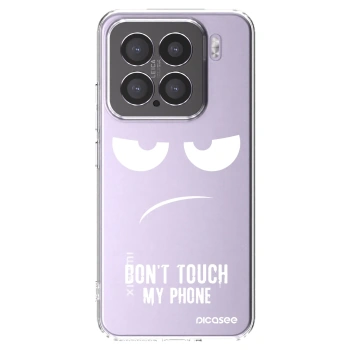 Picasee silikonowe przeźroczyste etui na Xiaomi 15 - Don't Touch My Phone