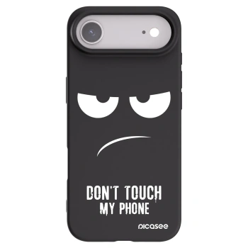 Picasee silikonowe czarne etui na Apple iPhone Air - Don't Touch My Phone
